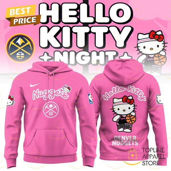 Denver Nuggets NBA x Hello Kitty 2025 Hoodie