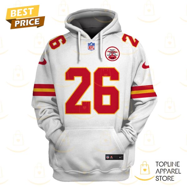 Deon Bush Kansas City Chiefs Hoodie - White - Image 3