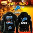 Detroit Lions 2024-2025 Angry Runs David Montgomery Hoodie
