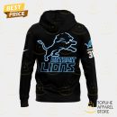 Detroit Lions 313 Design Logo Hoodie - Black