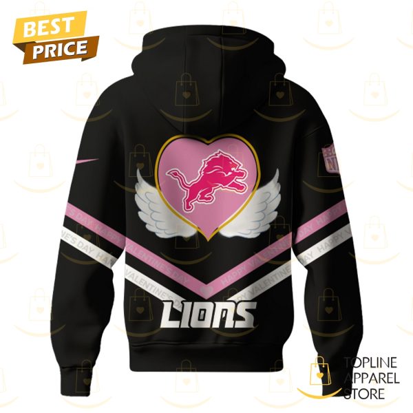 Detroit Lions 2025 Valentine Game Day Hoodie - Image 3