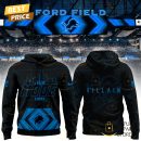 Detroit Lions Back In Black Dark Mode Lions Hoodie