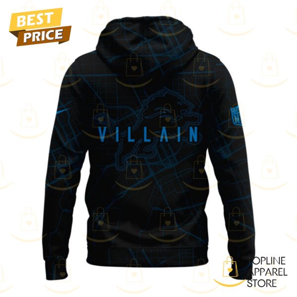 Detroit Lions Back In Black Dark Mode Lions Hoodie - Image 3