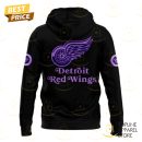 Detroit Red Wings x Hockey Fights Cancer 2024-2025 Hoodie