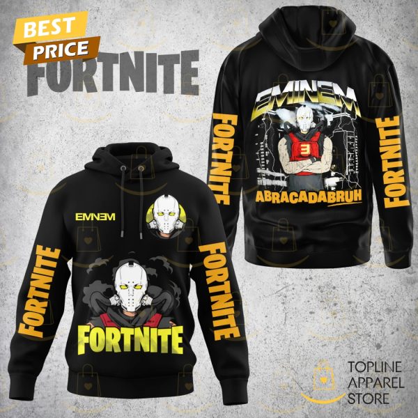 Eminem Fortnite Abracadabra Design Hoodie - Black