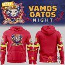 Florida Panthers x Vamos Gatos Night Hoodie - Red