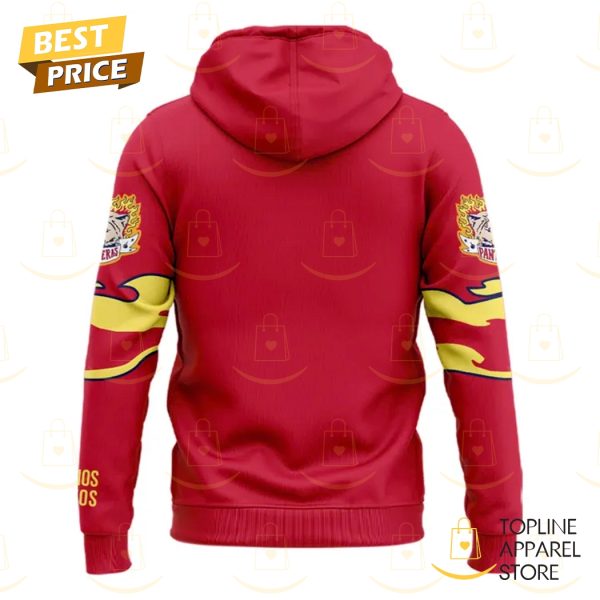 Florida Panthers x Vamos Gatos Night Hoodie - Red - Image 3