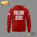 Follow Jesus Ohio State Buckeyes Hoodie - Red
