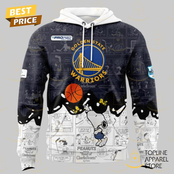 Golden State Warriors x Peanuts 75th Anniversary Hoodie - Image 2