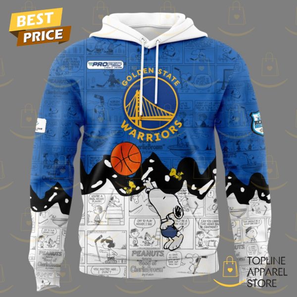 Golden State Warriors 75th Anniversary Of Peanuts Hoodie - Image 2