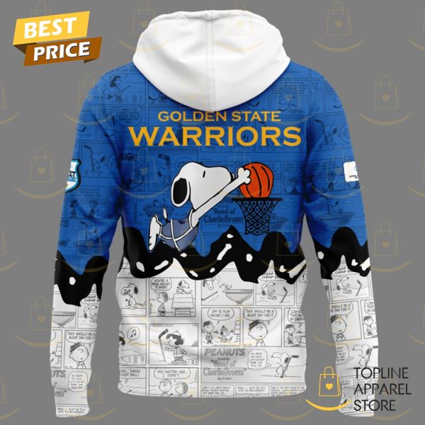 Golden State Warriors 75th Anniversary Of Peanuts Hoodie - Image 3