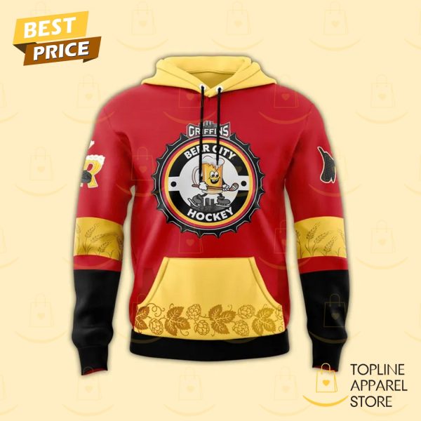 Grand Rapids Griffins x Beer City Hockey Night Hoodie - Image 2