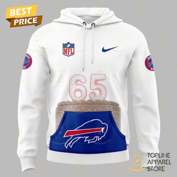 Happy Birthday To The Buffalo Bills 65th Hoodie - Image 2