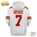 Harrison Butker Kansas City Chiefs Hoodie - White