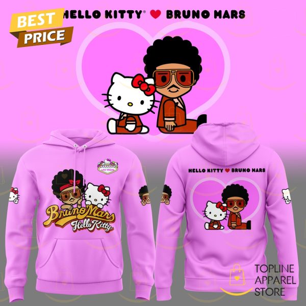 Hello Kitty x Bruno Mars Hoodie - Pink