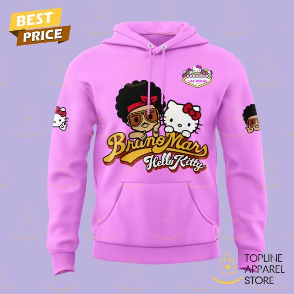 Hello Kitty x Bruno Mars Hoodie - Pink - Image 2