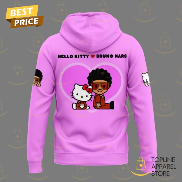 Hello Kitty x Bruno Mars Hoodie - Pink - Image 3