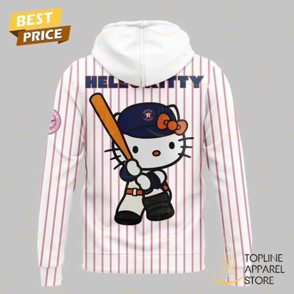 Houston Astros x Hello Kitty Design Hoodie - Image 3