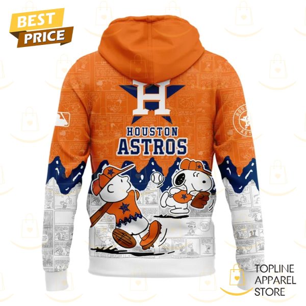 Houston Astros 75th Anniversary Of Peanuts Hoodie - Image 3