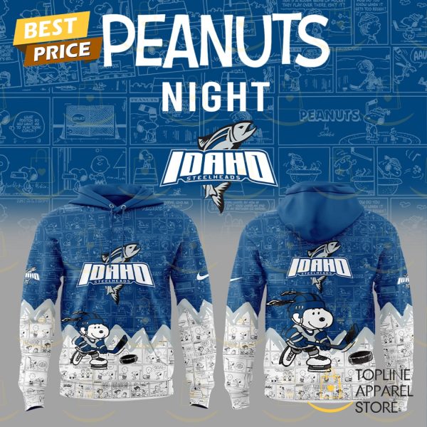 Idaho Steelheads Peanuts Night 2025 Hoodie