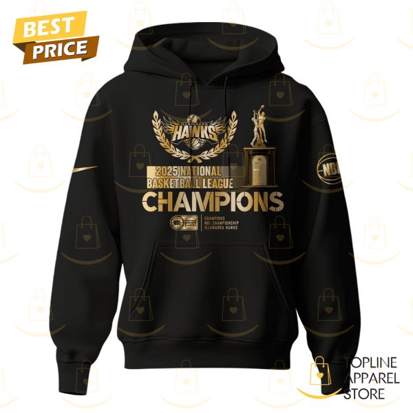 Illawarra Hawks 2025 National Basketball League Champions Hoodie - Image 2