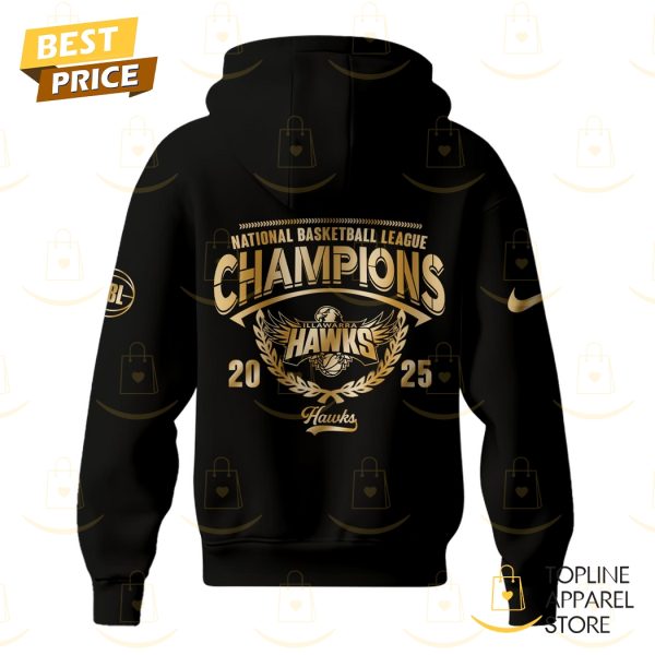 Illawarra Hawks 2025 National Basketball League Champions Hoodie - Image 3