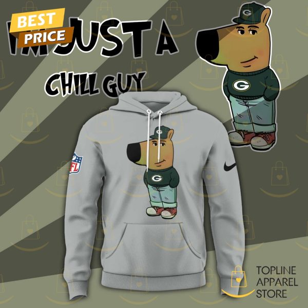 Im Just A Chill Guy Green Bay Packers Hoodie - Image 2