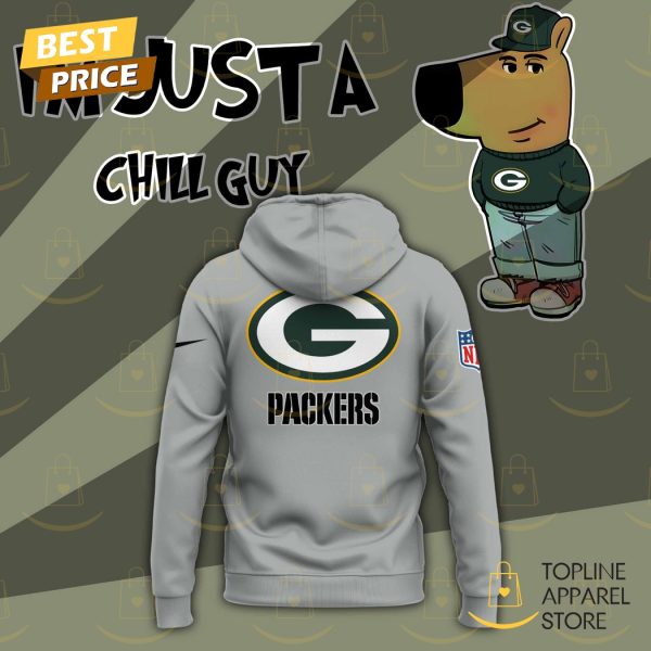 Im Just A Chill Guy Green Bay Packers Hoodie - Image 3