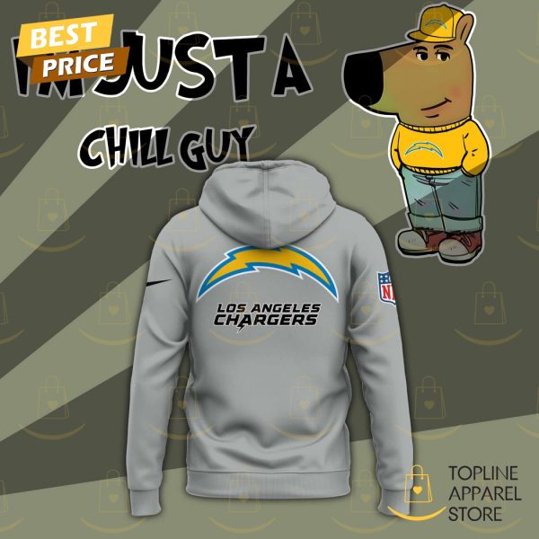 Im Just A Chill Guy Los Angeles Chargers Hoodie - Image 2