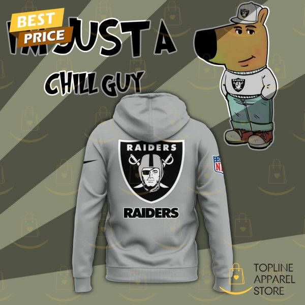 Im Just A Chill Guy Las Vegas Raiders Hoodie - Image 2
