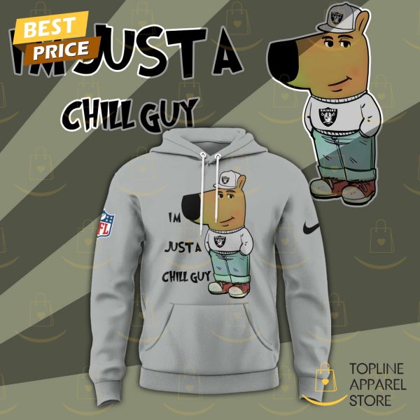 Im Just A Chill Guy Las Vegas Raiders Hoodie - Image 3