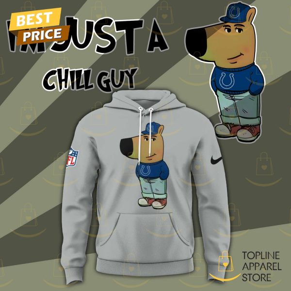 Im Just A Chill Guy Indianapolis Colts Hoodie - Image 2