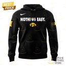 Iowa Hawkeyes 2025 Nothing Easy Hoodie - Black