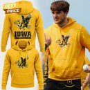 Iowa Hawkeyes Men Basketball Hoodie - Gold