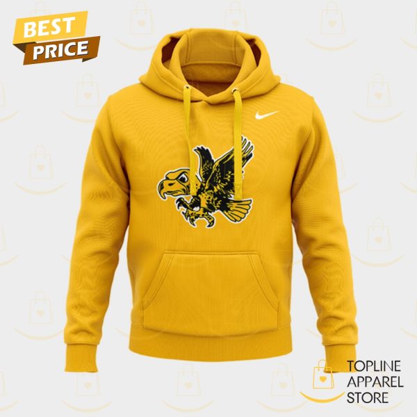 Iowa Hawkeyes Men Basketball Hoodie - Gold - Image 2