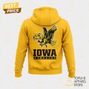 Iowa Hawkeyes Men Basketball Hoodie - Gold