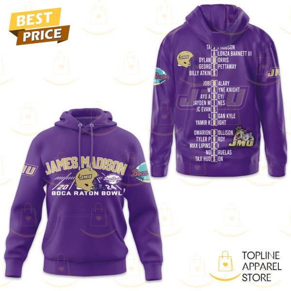 James Madison Dukes 2024-2025 Raton Bowl Hoodie - Image 2