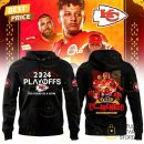 Kansas City Chiefs 2024-2025 Playoffs Afc West Clinched Hoodie