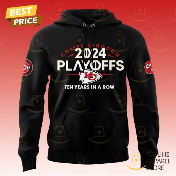 Kansas City Chiefs 2024-2025 Playoffs Afc West Clinched Hoodie - Image 2