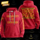 Kansas City Chiefs Vs Everybody Three Peat Hoodie