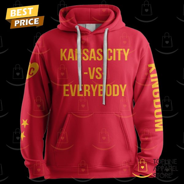 Kansas City Chiefs Vs Everybody Three Peat Hoodie - Image 2
