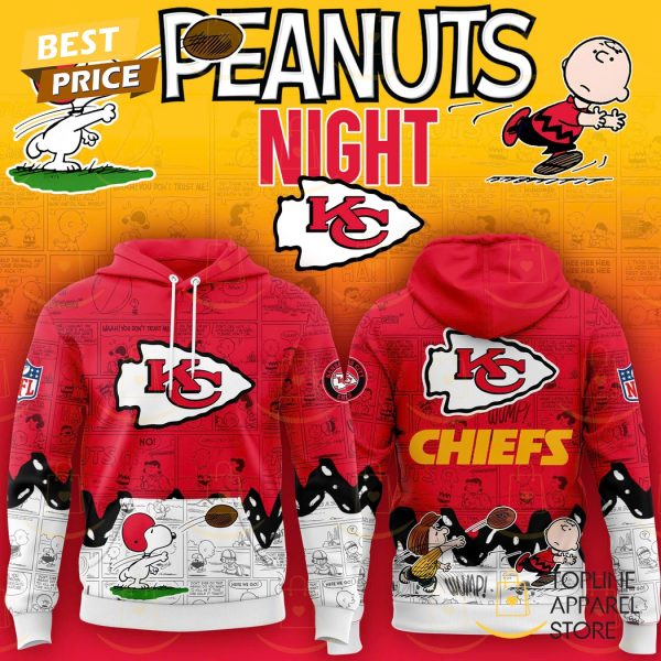 Kansas City Chiefs x Peanuts Night 75th Anniversary Hoodie