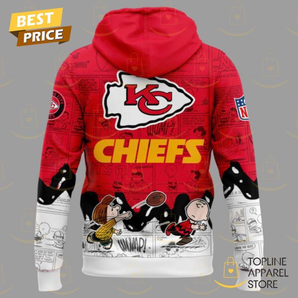 Kansas City Chiefs x Peanuts Night 75th Anniversary Hoodie - Image 3