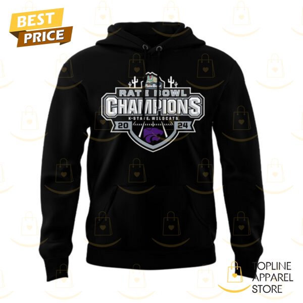 Kansas State Wildcats Football 2024-2025 Rate Bowl Champs Hoodie - Image 2