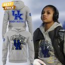 Kentucky Wildcats Women Basketball 2025 Hoodie - Grey
