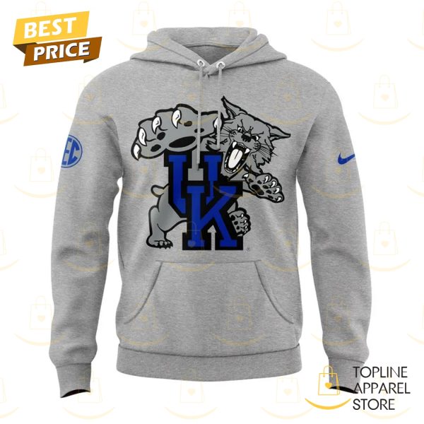 Kentucky Wildcats Women Basketball 2025 Hoodie - Grey - Image 2