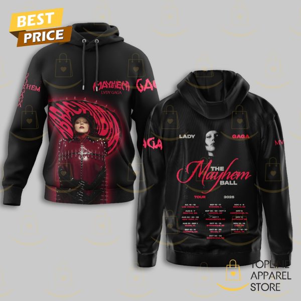 Lady Gaga The Mayhem Ball Tour 2025 Hoodie