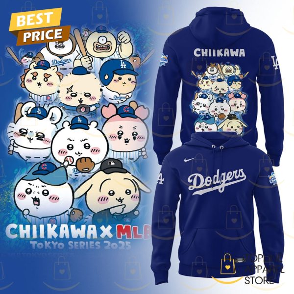 Los Angeles Dodgers x Chiikawa 2025 Hoodie - Blue