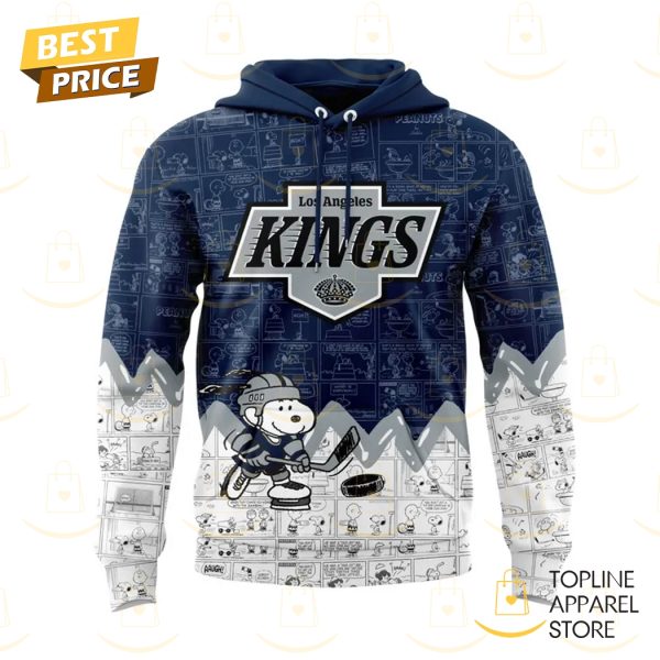 Los Angeles Kings Anniversary Of Peanuts Hoodie - Image 2