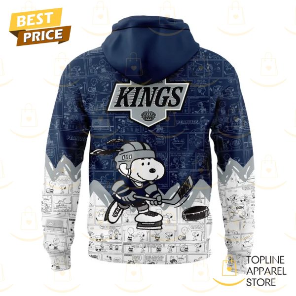 Los Angeles Kings Anniversary Of Peanuts Hoodie - Image 3